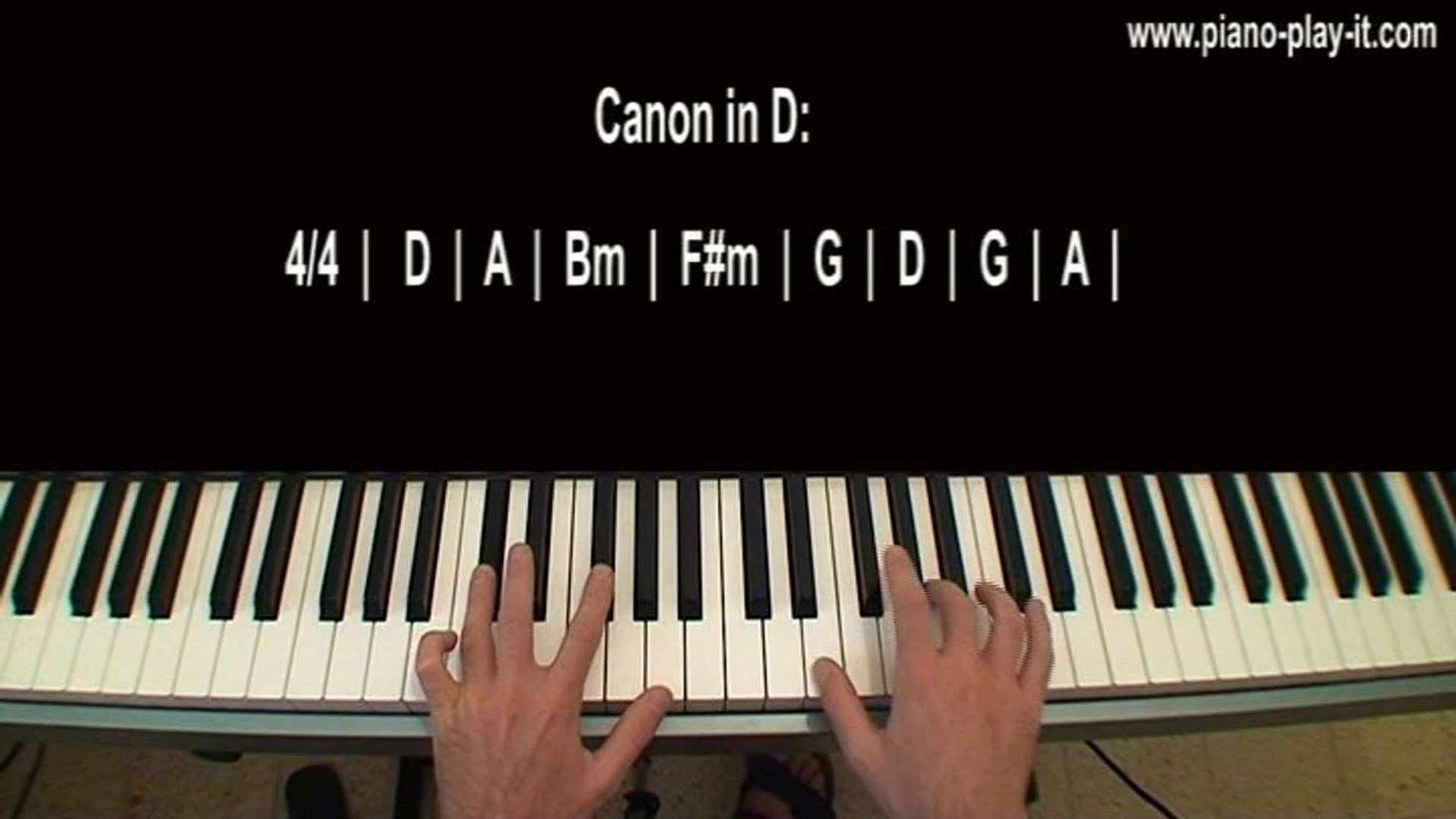 Canon in D Part 1 Piano Tutorial Pachelbel - video Dailymotion