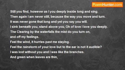 Is It Poetry - I Was Lost Without You