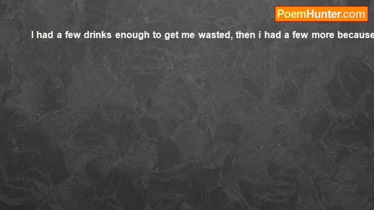 izzy walters - Alcohol