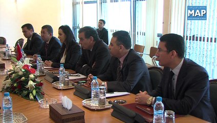 Mbarka Bouaida reçoit le président du sénat de la république démocratique du Congo