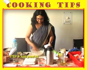 Learn How To Make Home made Sweet Buns in Mrs Anand's Cooking Class