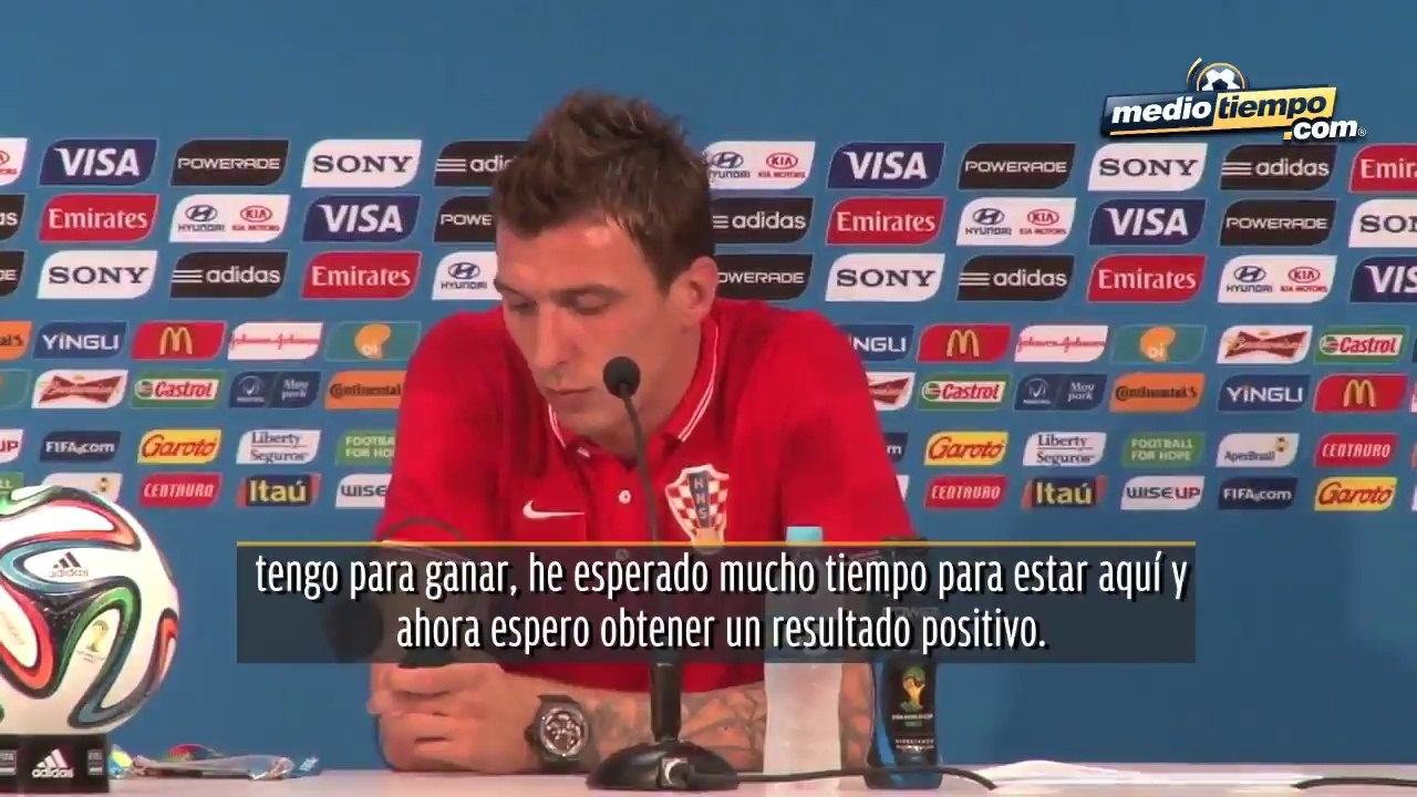 México no nos mete más presión: Mario Mandzukic