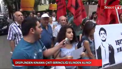 Disiplinden kınama çıktı