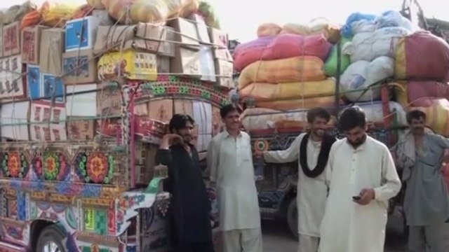 Families displaced by Pakistani airstrikes appeal to government to open roads