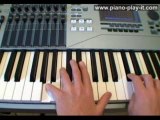 Here Comes the Sun piano tutorial by the Beatles and Nina Simone