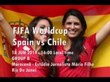 Chile VS Spain fifa wc 2014
