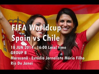 Chile VS Spain fifa wc 2014