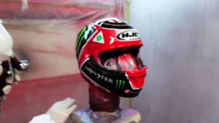 'Quadrifoglio Verde' on Jorge Lorenzo's helmet