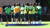 Ivory Coast trains ahead of Colombia match