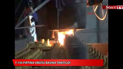 Fırtına obüsü basına tanıtıldı