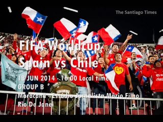 Watch Spain VS Chile 18-06-2014 Stream video