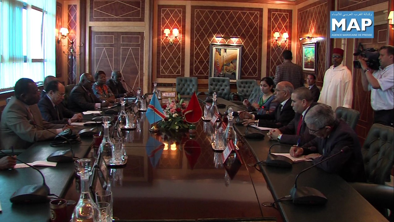 محمد الشيخ بيد الله يجري مباحثات مع رئيس مجلس الشيوخ الكونغولي