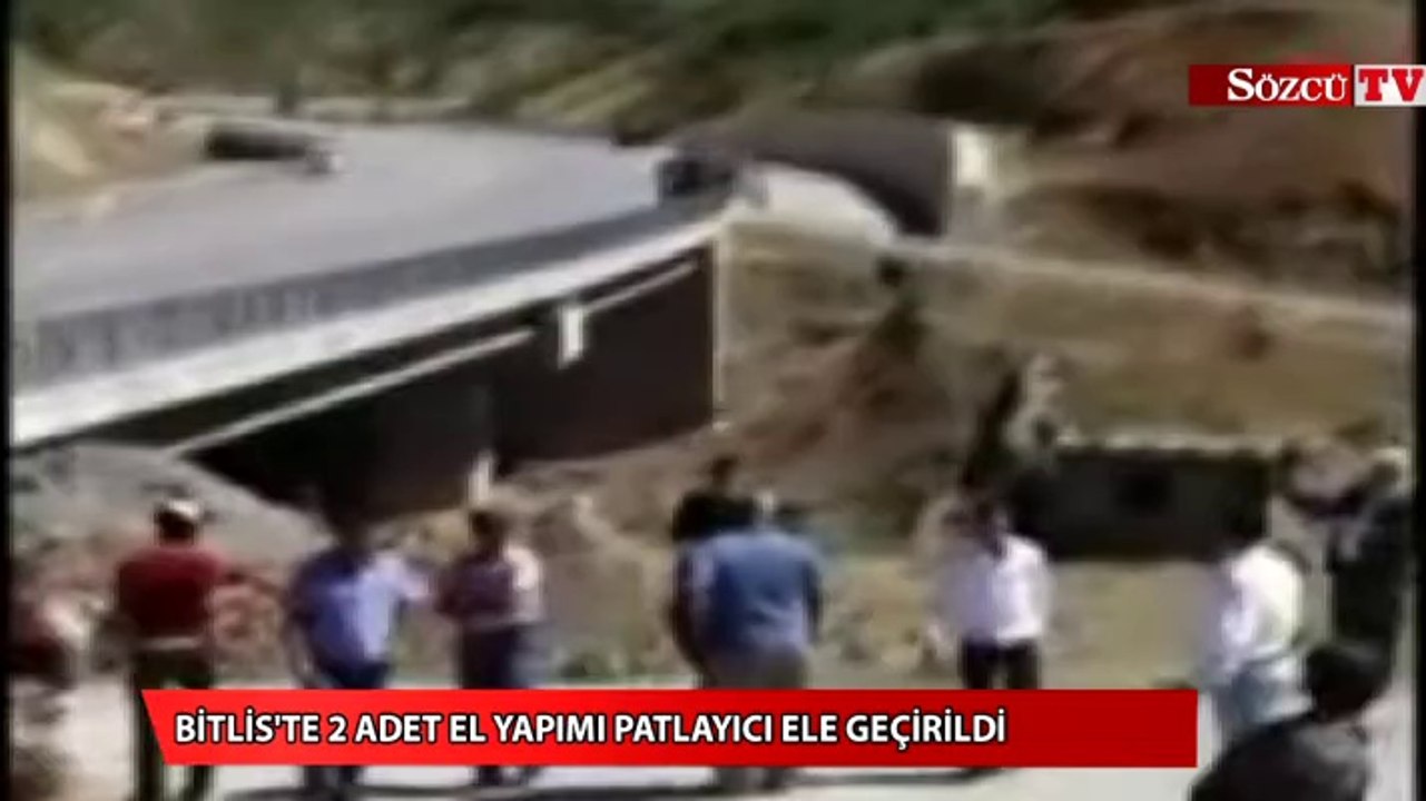 Bitlis'te patlayıcı elel geçirildi