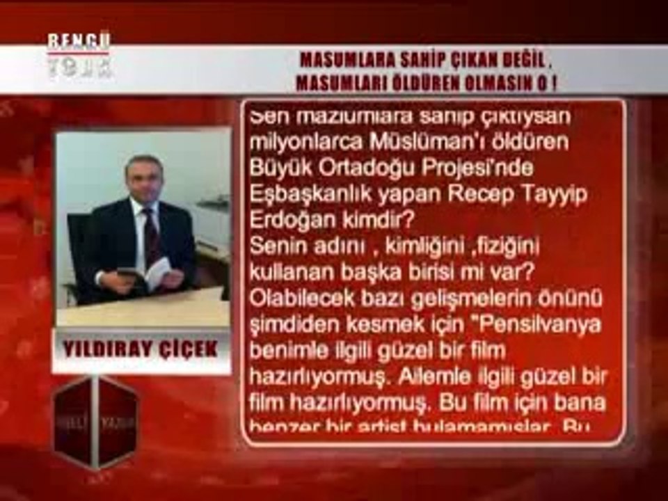 KÖŞELİ YAZILAR - YILDIRAY ÇİÇEK 18.06.2014