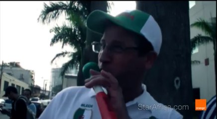 Les supporters algériens sont dans la place !