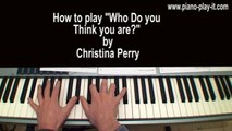 Jar of Hearts Piano Tutorial Part 1 Christina Perri