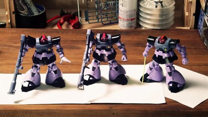 Illusions anamorphiques Gundam de Canon Pixus