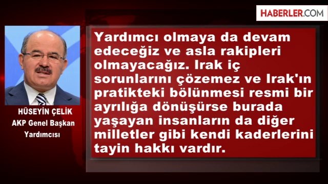 AKP'li Çelik: Kürtler Kendi Kaderlerini Tayin Edebilir
