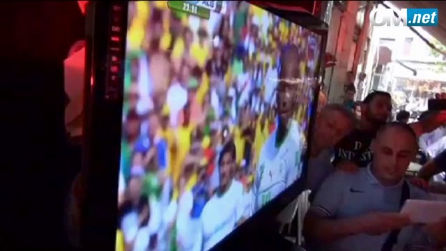 Avec les supporters algériens de Marseille