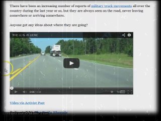 U.N. Armored Vehicles Seen in Georga and Alabama! Martial Law?