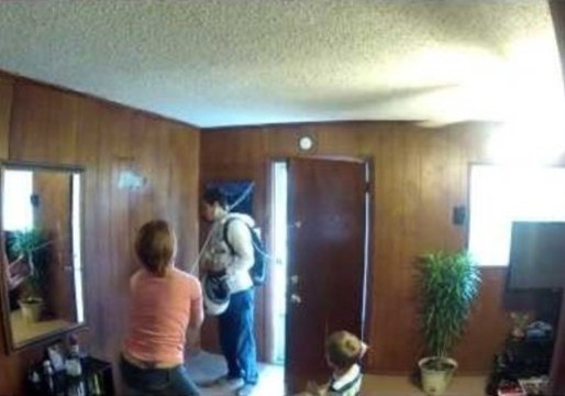 Wife Chooses the Wrong Day to Prank Her Husband