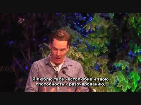 Benedict Cumberbatch reads a letter from Richard Avedon at Letters Live, Hay Festival (RUS SUB)