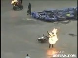 Amazing Bike Stunts on Fire