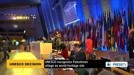UNESCO lists Palestinian village as heritage site