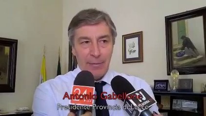 DDL Delrio - "Svuota Province": Intervista al Presidente Antonio Gabellone