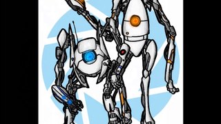 Atlas & P-Body - Portal 2 COOp robots - Drawing Steps