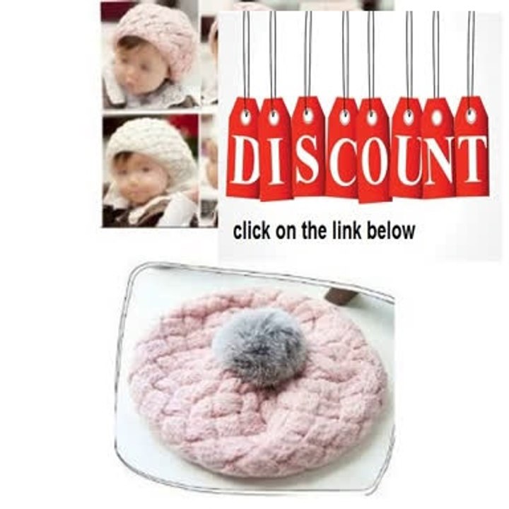 Cheap Deals ChineOn Fashion Baby Toddler Kid Beret Crochet Knitted Winter Warm Earmuffs Beanie Hat Review