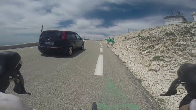 MONT VENTOUX PAR BEDOIN DERNIER KM DE MONTEE ASCENSION COL DES TEMPETES