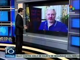 Cumple Assange dos años asilado en la embajada de Ecuador en Londres