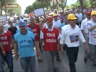 Yatağan işçisi grev yolunda