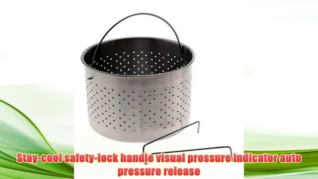 Best buy Fagor 8-Quart Stainless-Steel Pressure Cooker with Steamer Basket,