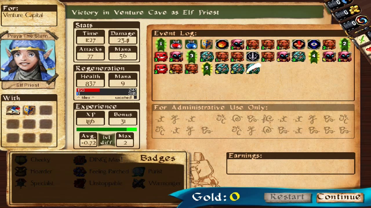 PC - Desktop Dungeons - Venture Capital