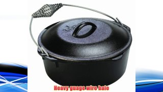 Best buy Lodge L12DO3 Pre-Seasoned Dutch Oven with Iron Cover 9-Quart,