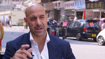 Stanley Tucci Interview - Transformers- Age of Extinction (2014) Movie HD