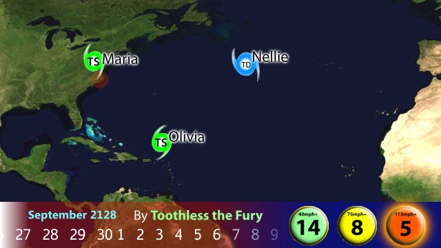 Hypothetical Hurricane Season #76 - 2128