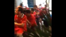 [FULL] Chile Fans Stampede Press Conference   Fans Storm Stadium, Break Stuff, Chile Beats Spain