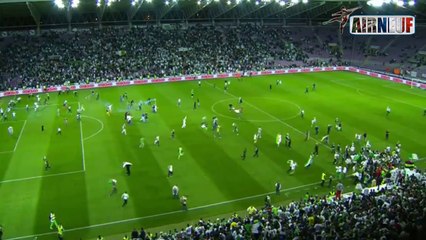 Envahissement du terrain par les supporteurs algerien Algérie Roumanie 2 1 2014 HD