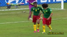 لاعب الكاميرون يضرب زميله في مباراة كرواتيا في كأس العالم