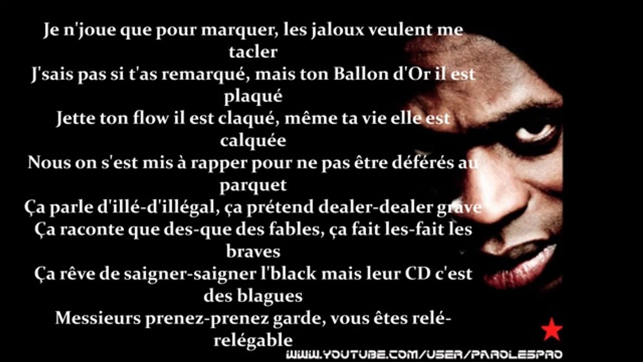 Kery James - 94 C'est le Barça - Paroles