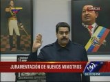 Maduro juramentó a los nuevos ministros y les pidió “lealtad sin límites