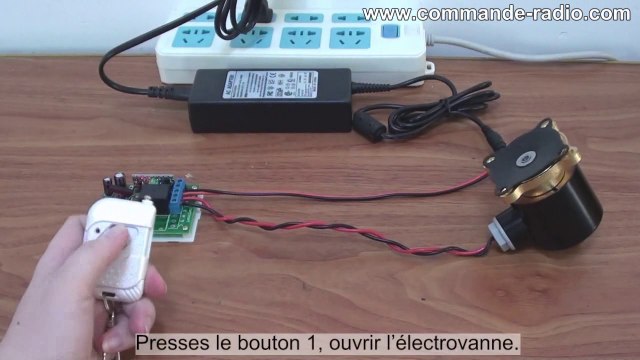 Kit Émetteur Récepteur Radio CC 6V 9V 12V 24V 1 Canal – Triggering Momentané Verrouillage
