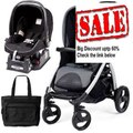 Clearance Peg Perego Book Stroller Travel System with a Diaper Bag - Nero Stone-Black Grey Review