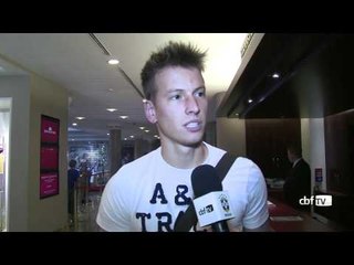 Chegada da Seleção Brasileira em Hamburgo