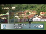 Os gols do jogo-treino da Seleção Brasileira sub-20 contra o Tupi-MG