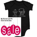 Cheap Deals Funny My Pacifier, Daddy's Pacifier Baby One-Piece Bodysuit BLACK Review