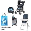 Clearance Evenflo Complete Baby Gear Set (JourneyLite Stroller, Car Seat, Deluxe Playard & High Chair), Koi Review